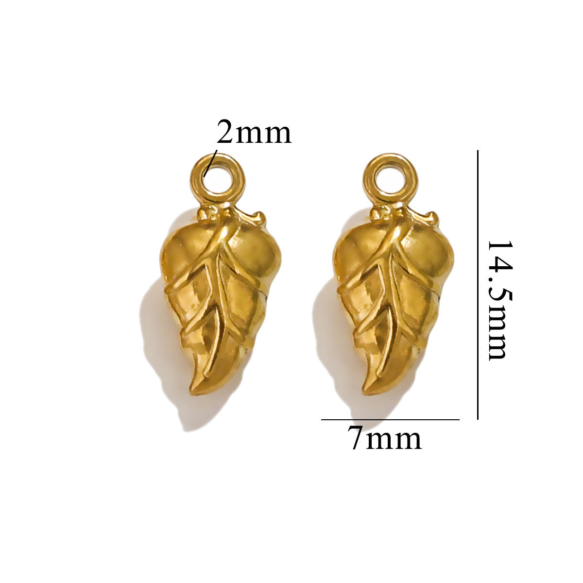 Gold color / 1 Piece Simple Cute Style Cartoon Shape Stainless Steel  Gold Color Women's Pendant Picture32